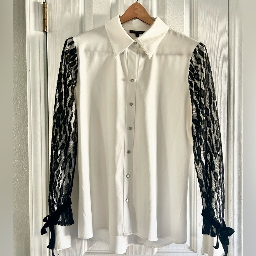 Alberto Makali White Blouse
